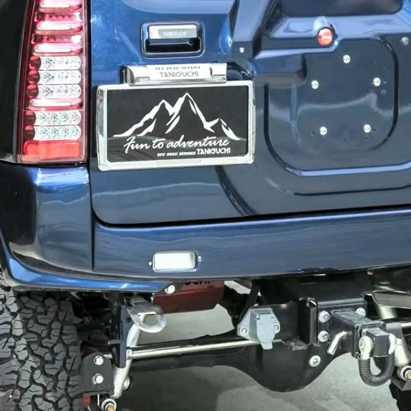 TANIGUCHI License Plate Relocation Bracket with LED Waterproof Light