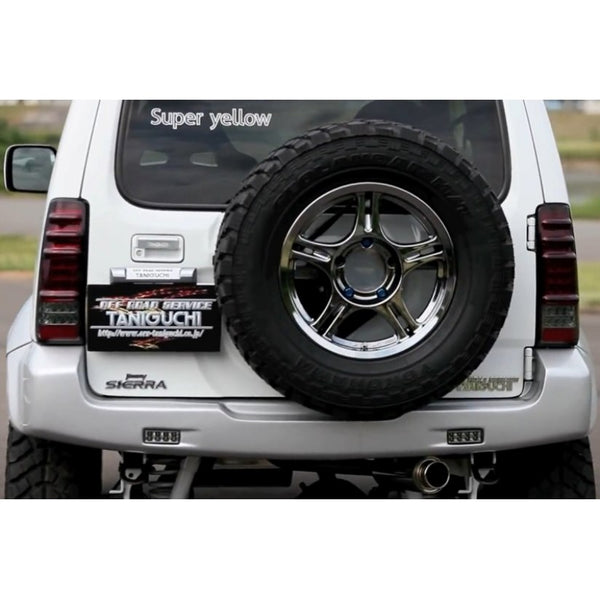 TANIGUCHI License Plate Relocation Bracket with LED Waterproof Light