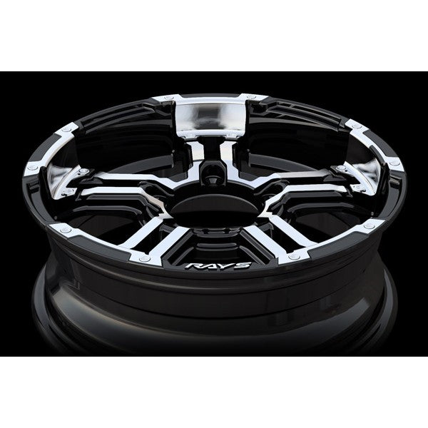 RAYS DAYTONA FDX-J Black Diamond Cut 16" Wheels for Jimny