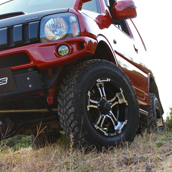 RAYS DAYTONA FDX-J Black Diamond Cut 16" Wheels for Jimny