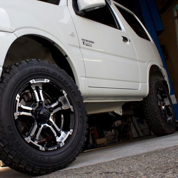 RAYS DAYTONA FDX-J Black Diamond Cut 16" Wheels for Jimny