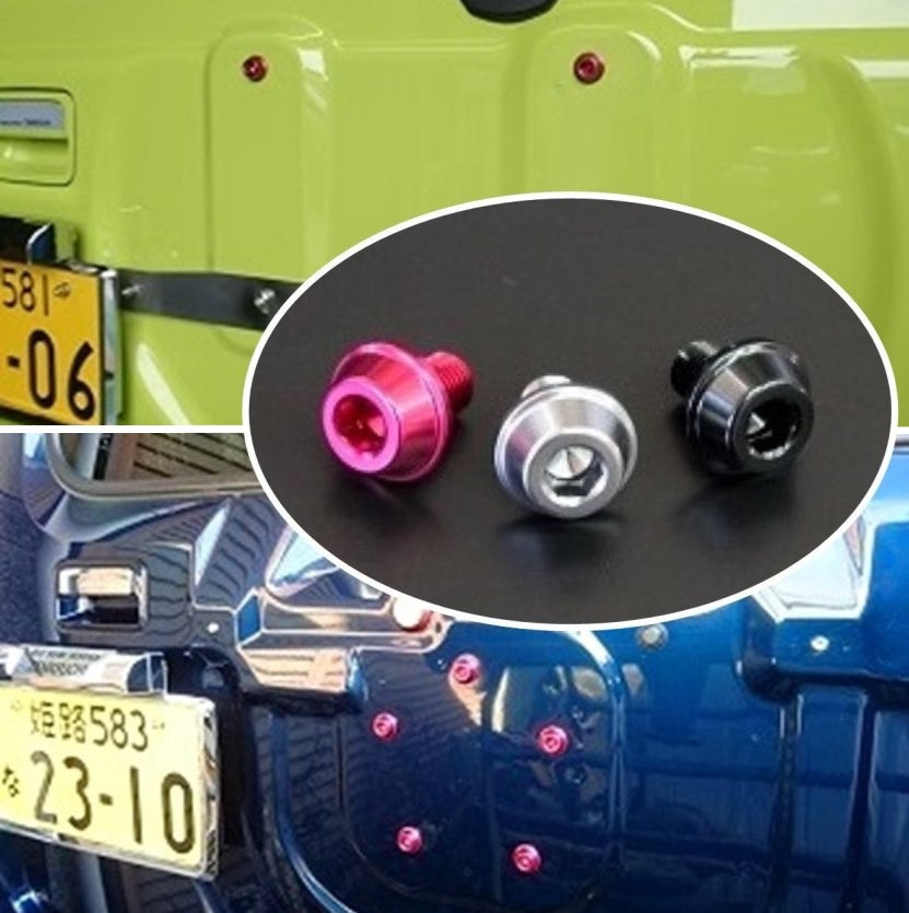 ヴィンテージ金具 TANIGUCHI Rear Door Spare Tire Decorative Bolt Screw Cap Jimny