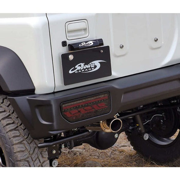 TANIGUCHI License Plate Relocation Bracket with LED Waterproof Light