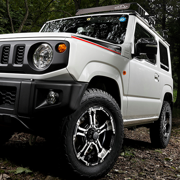 RAYS DAYTONA FDX-J Black Diamond Cut 16" Wheels for Jimny