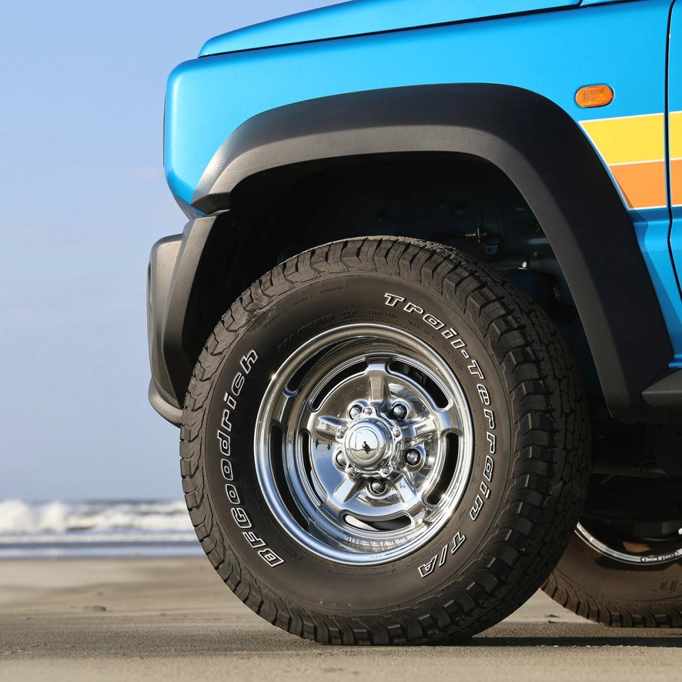 APIO WILDBOAR HR Chrome 15" Wheels for Jimny