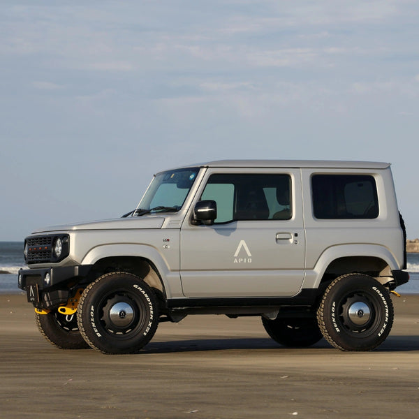 APIO WILDBOAR Venture Silver 15" Wheels for Jimny