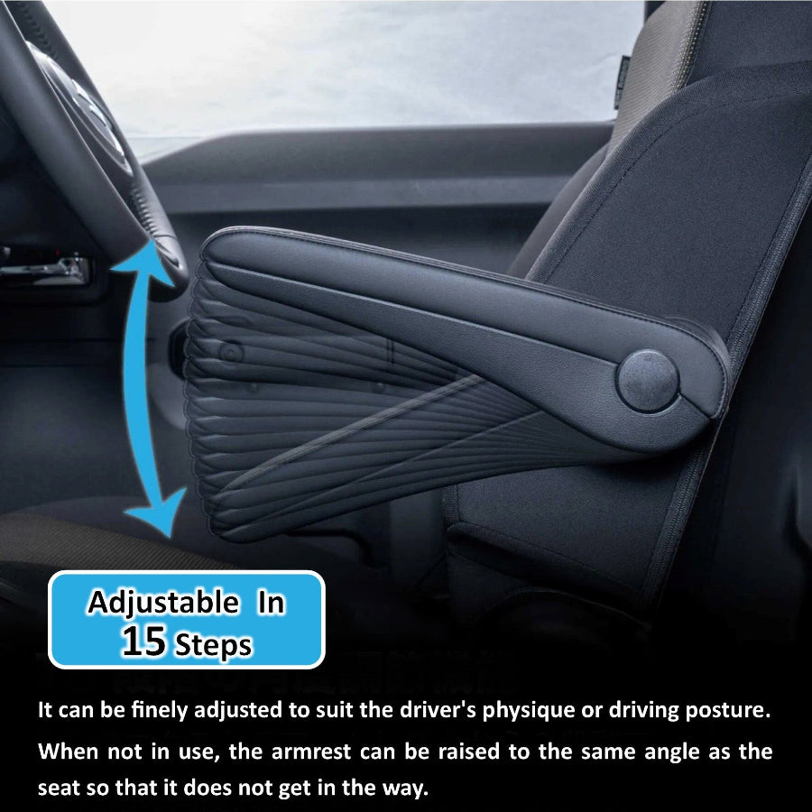 GRACE Adjustable Armrest with Leather Cover for Jimny (2018-ON)