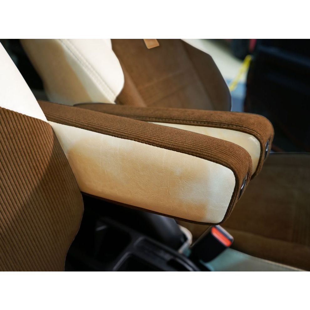 GRACE Adjustable Armrest with Corduroy & Leather Cover Jimny (2018-ON)