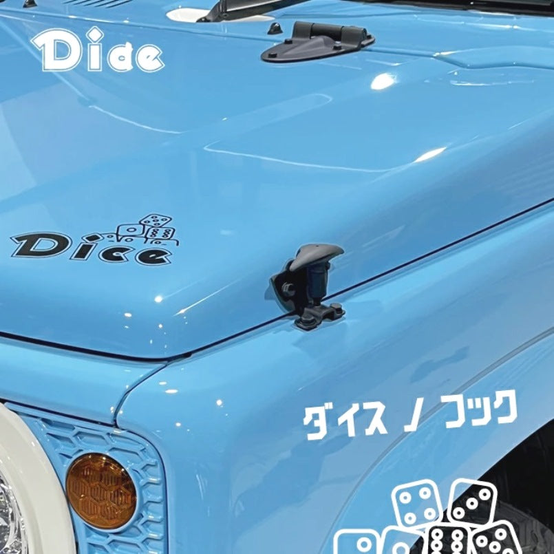 DICE Decorative Bonnet Hooks for Jimny (2018-ON)