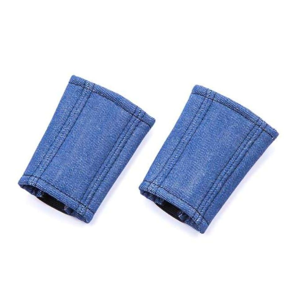 GRACE Denim Seat Belt Buckle Covers