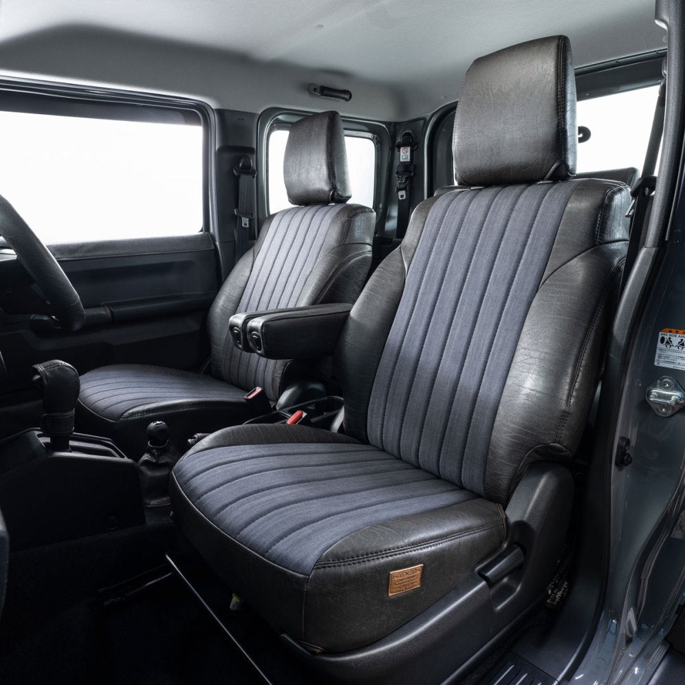 GRACE Vintage Leather Denim Seat Covers Jimny (2018-ON)