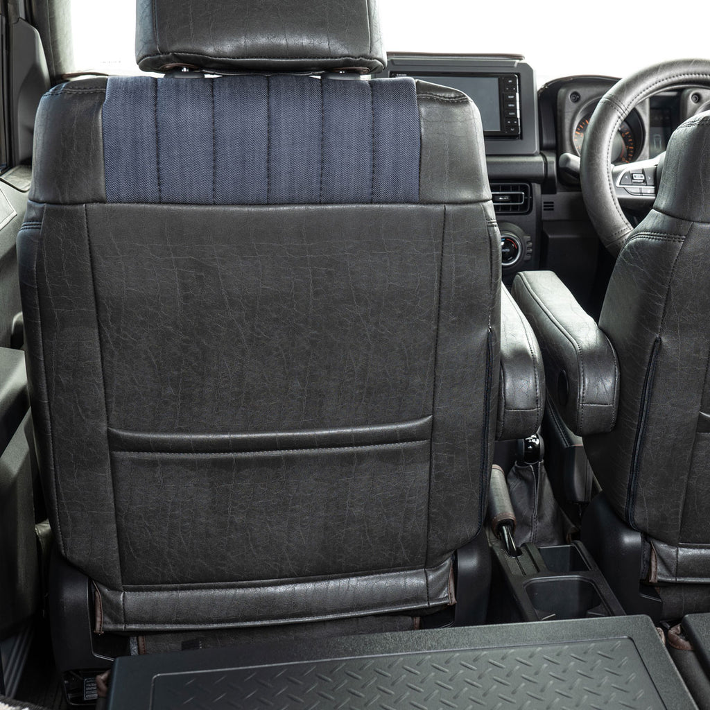 GRACE Vintage Leather Denim Seat Covers Jimny (2018-ON)