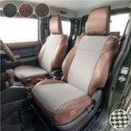 GRACE Vintage Leather Houndstooth Seat Covers Jimny (2018-ON)