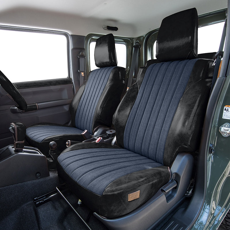 GRACE Antique Leather Denim Seat Covers Jimny (2018-ON)