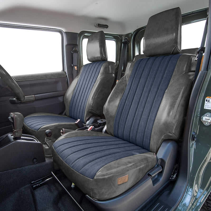 GRACE Antique Leather Denim Seat Covers Jimny (2018-ON)