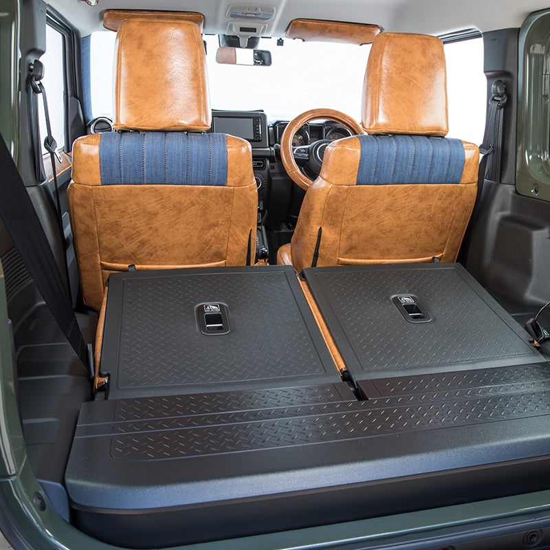 GRACE CRUM Antique Synthetic Leather Denim Seat Covers Jimny JB74 ...