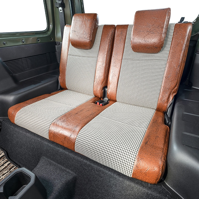GRACE Antique Leather Houndstooth Seat Covers Jimny (2018-ON)