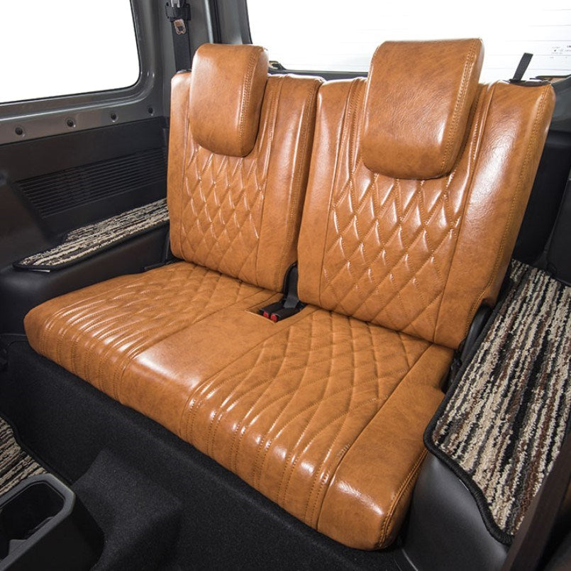 GRACE CRUM Antique Synthetic Leather Seat Covers D Jimny JB74 Japan ...