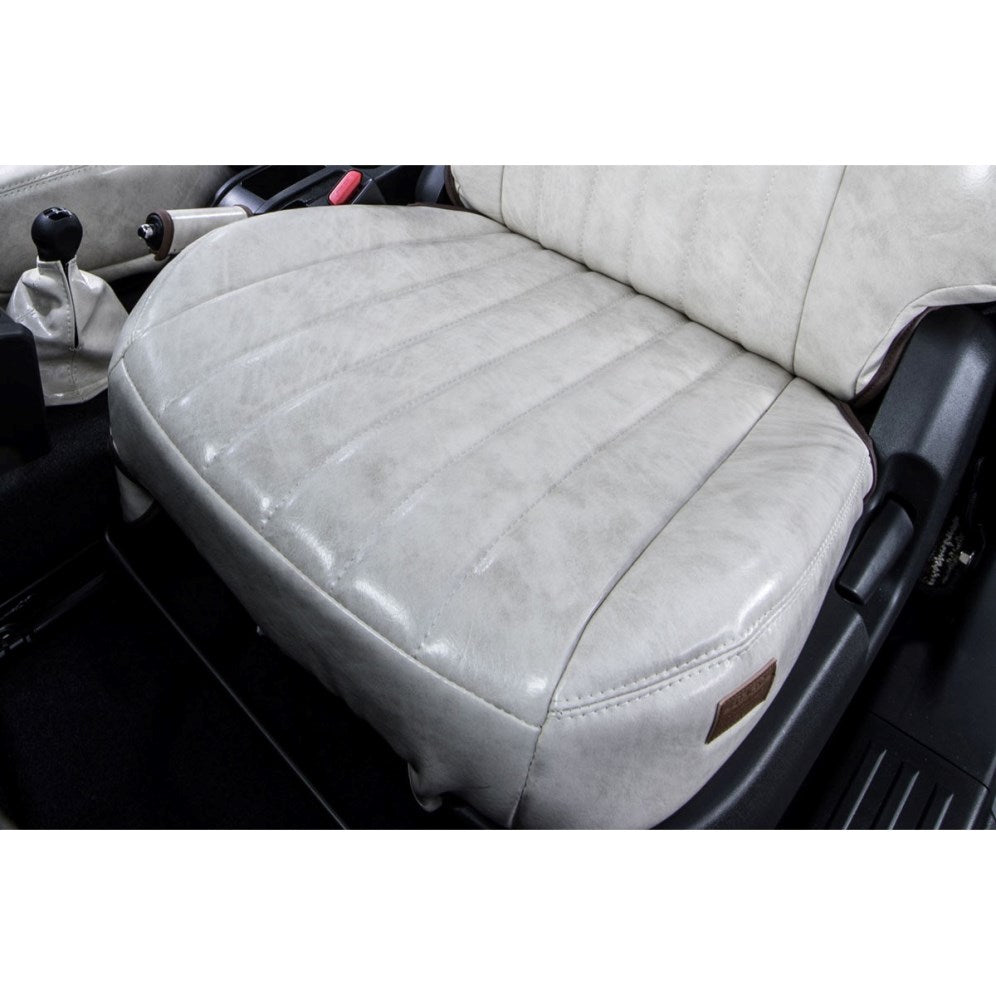 GRACE CRUM Antique Synthetic Leather Seat Covers S Jimny JB74 Japan ...