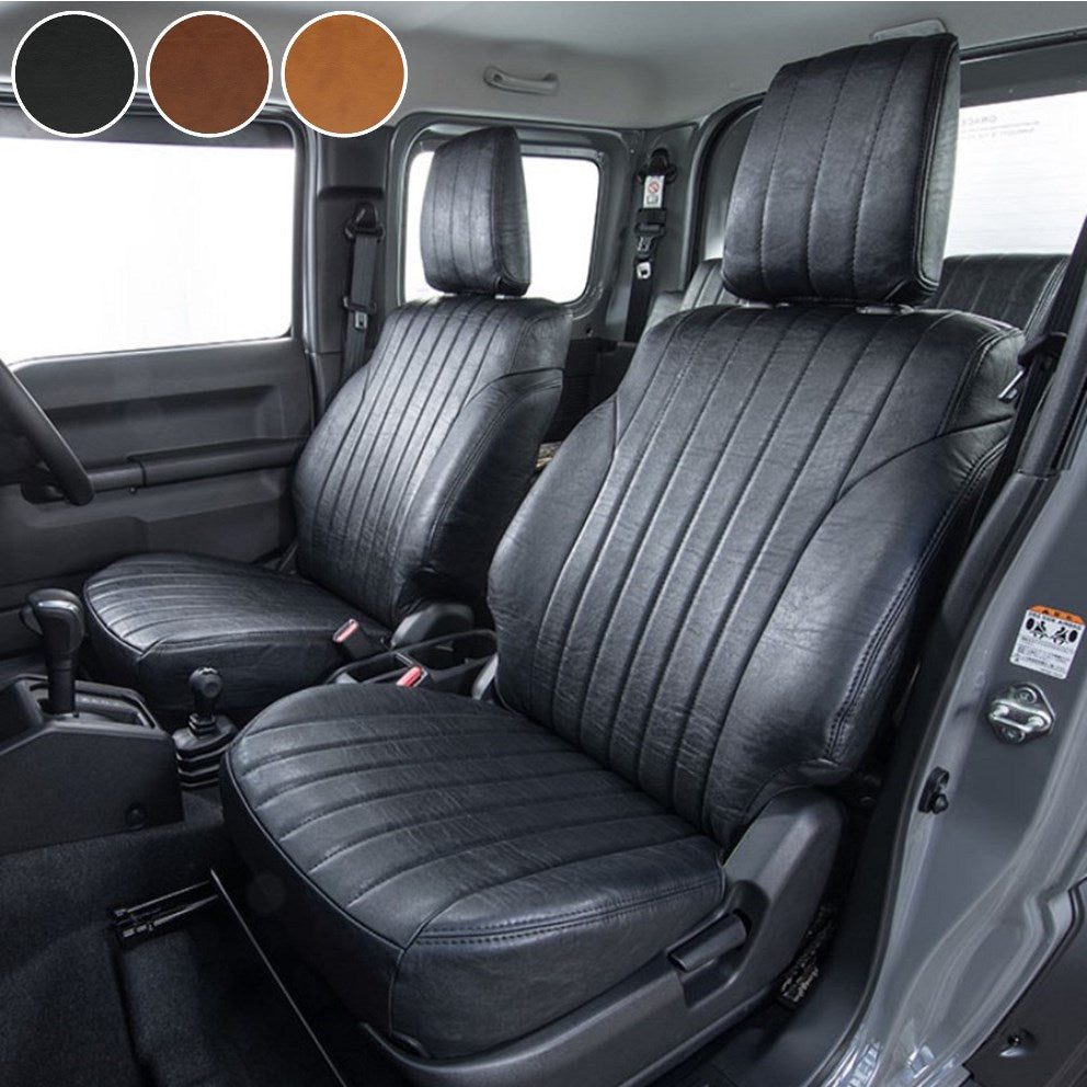 GRACE CRUM Classic Synthetic Leather Seat Covers Jimny JB74 Japan Made ...