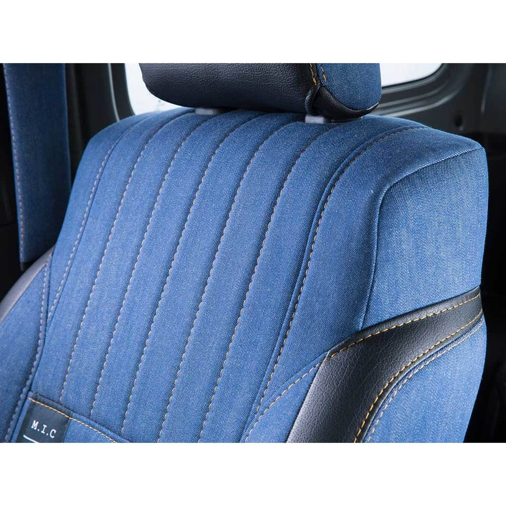 GRACE CRUM Synthetic Leather Denim Seat Covers Jimny JB74 Japan Made ...