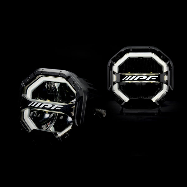 IPF 4-inch Octagon LED Driving Lights (S-880ML)