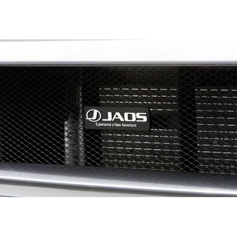 JAOS Aluminum Emblem with Mounting Bolts 10x3cm