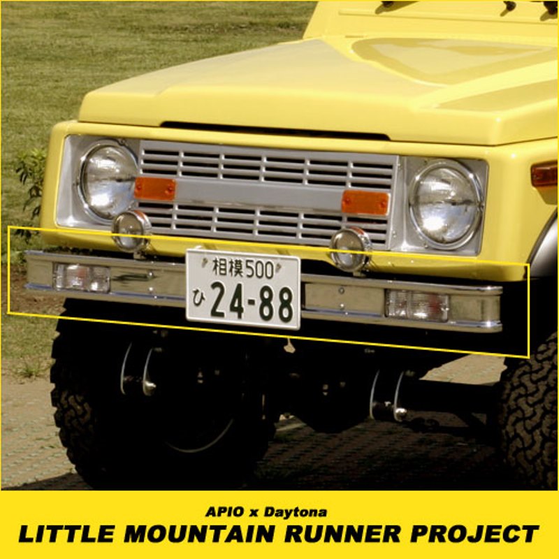 APIO Steel Front Bumper Type B Bronco Jimny JA11 JB31 Japan