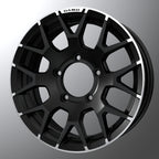 DAMD LITTLE G. Black 16" Wheels for Jimny