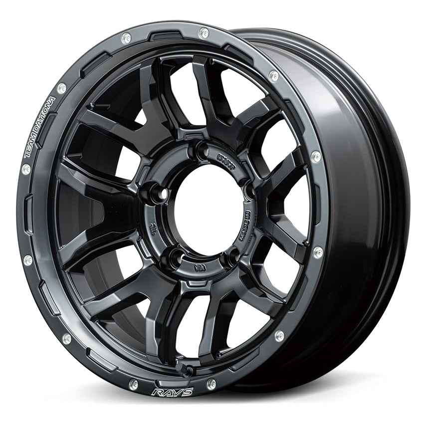 RAYS DAYTONA F6 Boost Semigloss Black 16" Wheels for Jimny