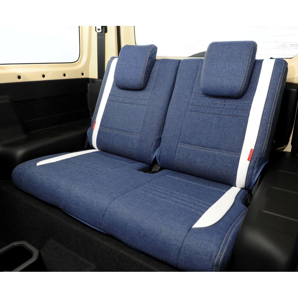 CRAFT PLUS Synthetic Leather Denim Seat Covers Jimny JB74 from