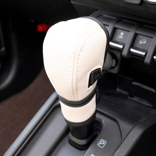 GRACE Prime Leather Shift Knob Grip & Boot Covers Jimny (2018-ON) AT