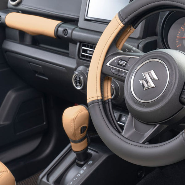 GRACE Prime Leather Shift Knob Grip & Boot Covers Jimny (2018-ON) AT