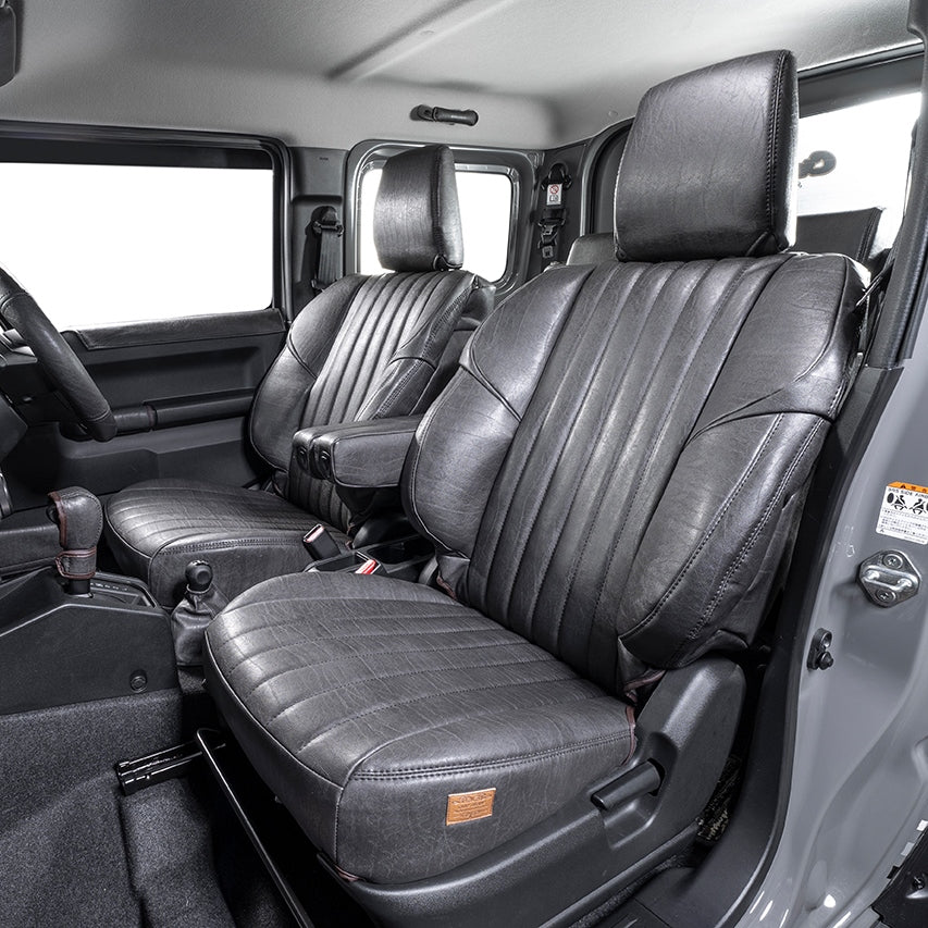 GRACE Vintage Synthetic Leather Sport Seat Covers S Jimny JB74 Japan ...