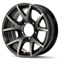 SHOWA GARAGE INSPIRE X Polished Black 16" Wheels for Jimny