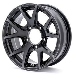 SHOWA GARAGE INSPIRE X Glossy Black 16" Wheels for Jimny