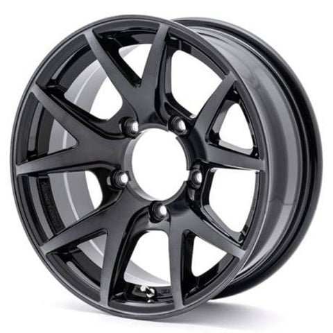 SHOWA GARAGE INSPIRE X Polished Black 16" Wheels for Jimny
