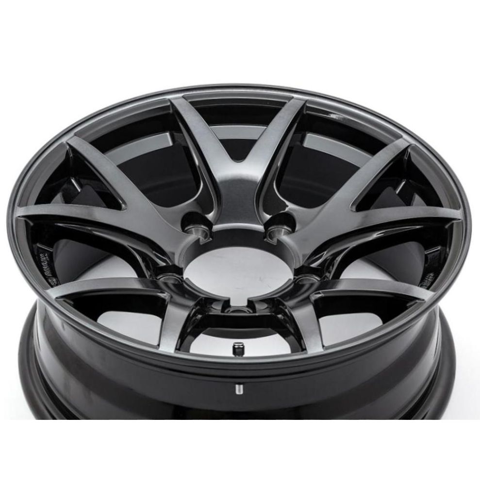 SHOWA GARAGE INSPIRE X Polished Black 16" Wheels for Jimny