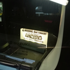 TANIGUCHI Illuminated Acrylic Warning Plate for Jimny
