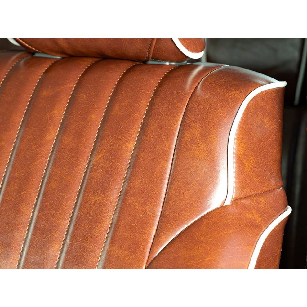 SHOWA GARAGE Antique Leather Seat Covers with Piping Jimny (2018-ON)