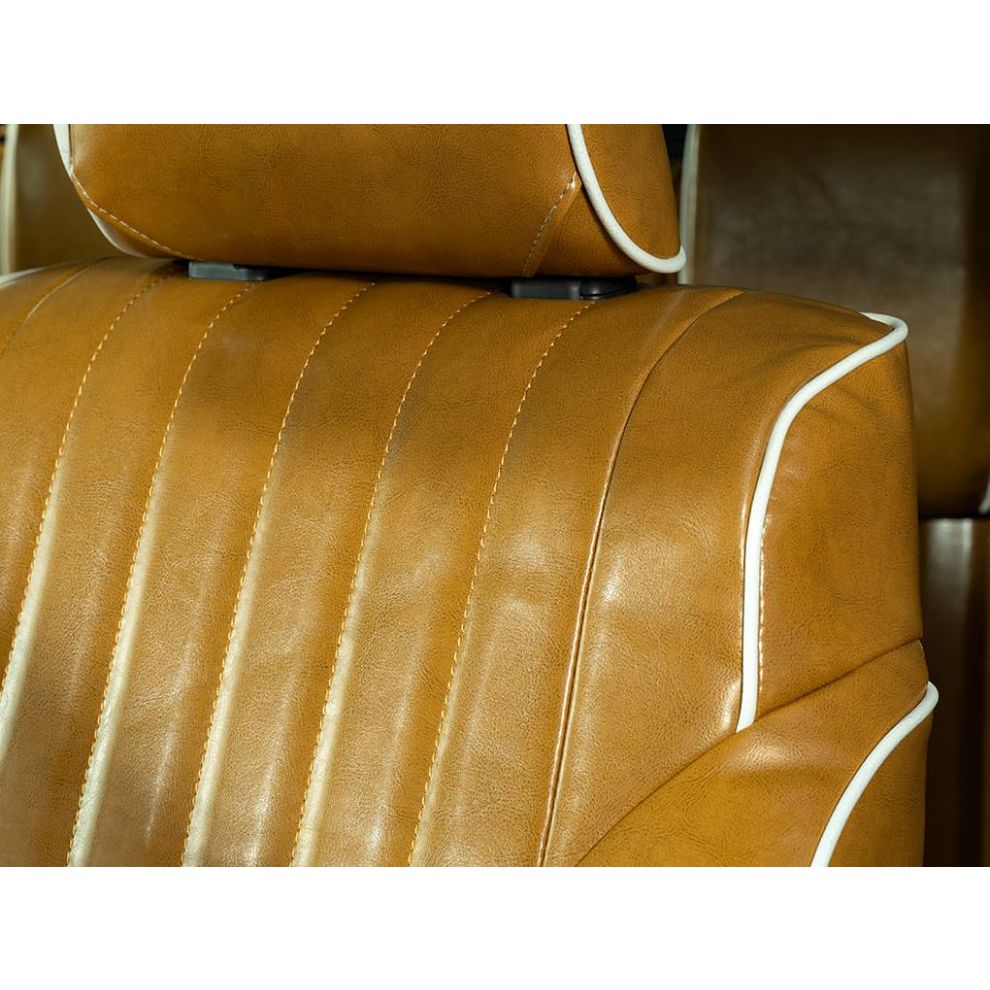 SHOWA GARAGE Antique Leather Seat Covers with Piping Jimny (2018-ON)