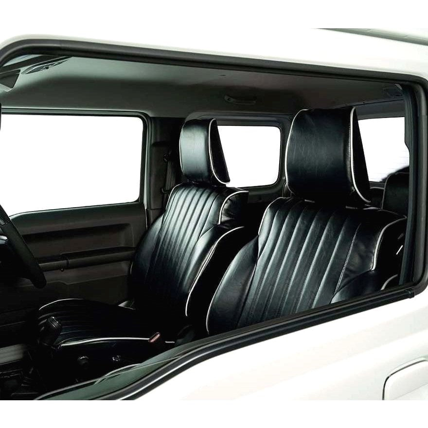 SHOWA GARAGE Antique Leather Seat Covers with Piping Jimny (2018-ON)