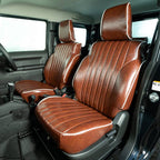 SHOWA GARAGE Antique Leather Seat Covers with Piping Jimny (2018-ON)