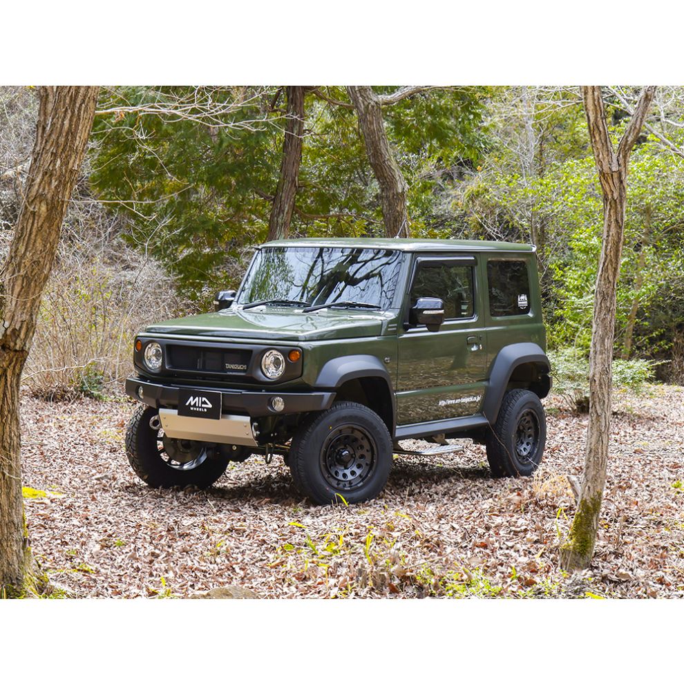 MID NITRO POWER H12 SHOTGUN Barrel Black 16" Wheels for Jimny