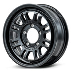 MID NITRO POWER M16 ASSAULT Semi-glossy Black 16" Wheels for Jimny
