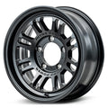 MID NITRO POWER M16 ASSAULT Semi-glossy Black 16" Wheels for Jimny