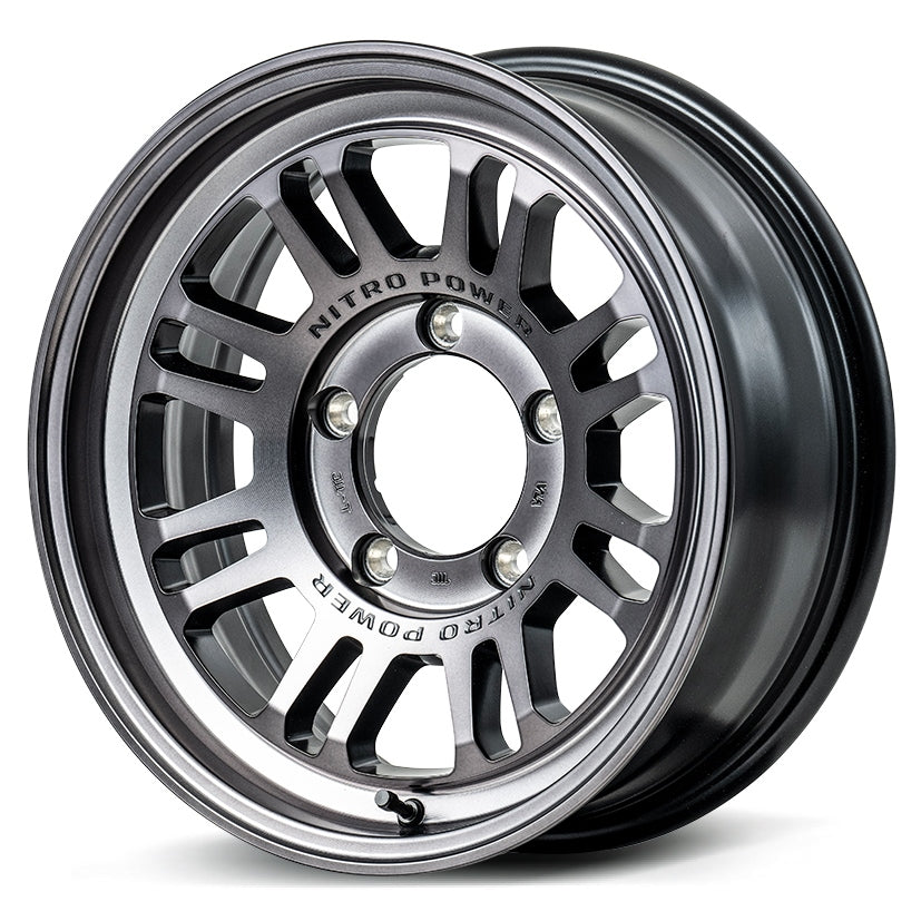 MID NITRO POWER M16 ASSAULT Steel Clear 16" Wheels for Jimny