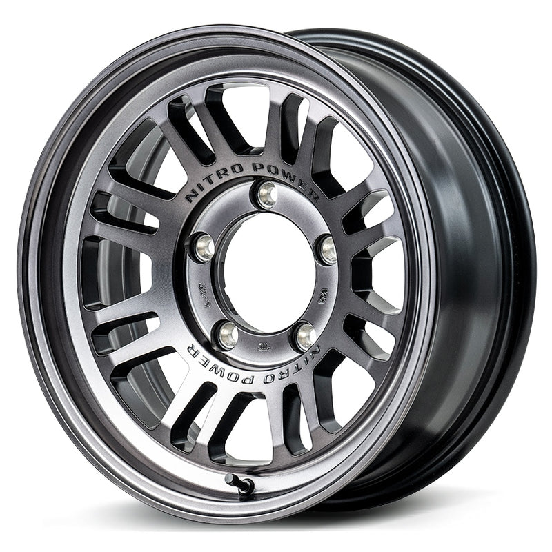 MID NITRO POWER M16 ASSAULT Steel Clear 16" Wheels for Jimny