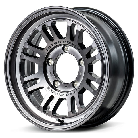 MID NITRO POWER H16 ASSAULT Steel Clear 16" Wheels for Jimny