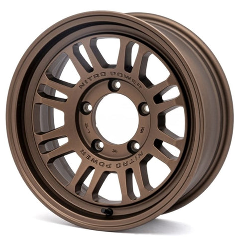 MID NITRO POWER H16 ASSAULT Matte Bronze 16" Wheels for Jimny